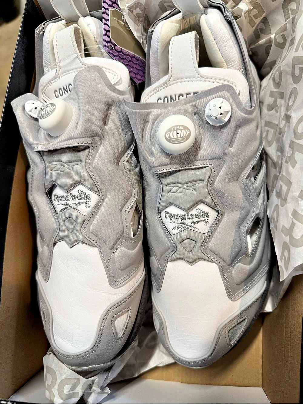 Reebok Instapump Fury Concepts CC Pack Platinum White US 9